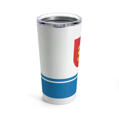 Flag of Gdynia Poland - Tumbler 20oz - Go Mug Yourself