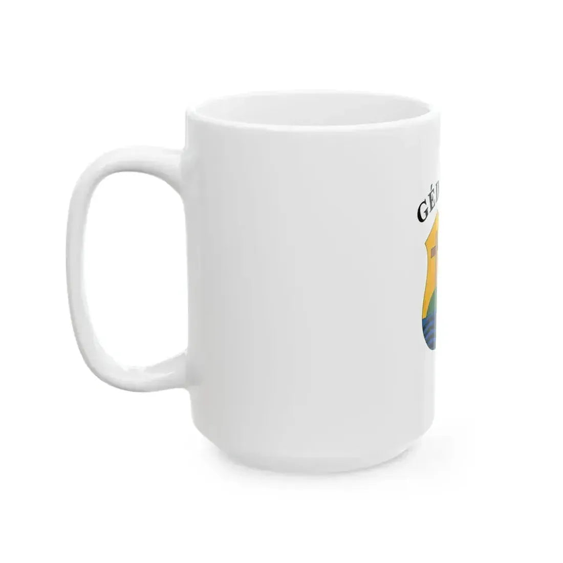Flag of Gederlak (Hungary) White Coffee Mug - Go Mug Yourself