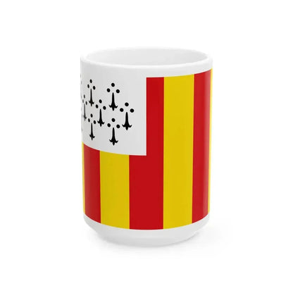 Flag of Geel (Belgium) White Coffee Mug 15oz - Go Mug Yourself