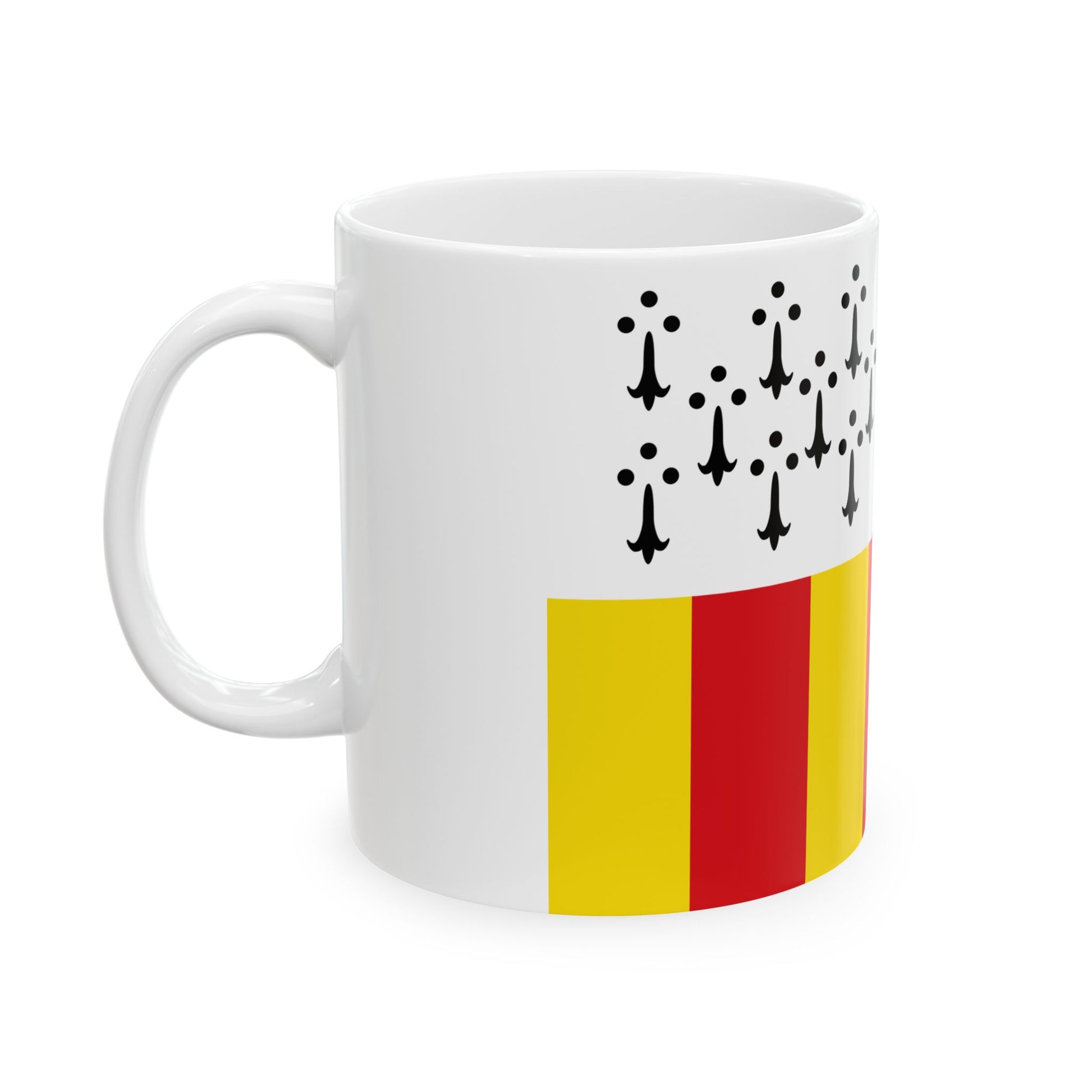 Flag of Geel (Belgium) White Coffee Mug-Go Mug Yourself
