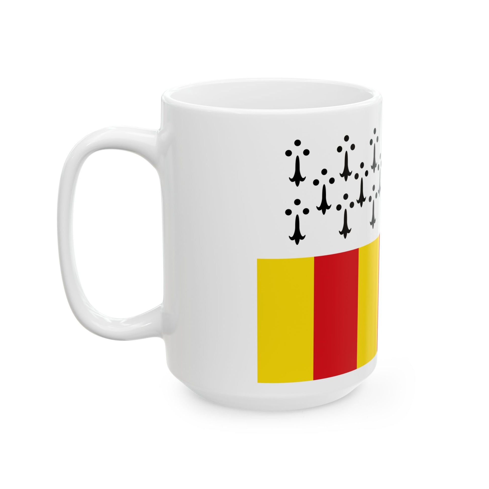 Flag of Geel (Belgium) White Coffee Mug-Go Mug Yourself