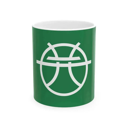 Flag of Geisei Kochi (Japan) White Coffee Mug 11oz - Go Mug Yourself