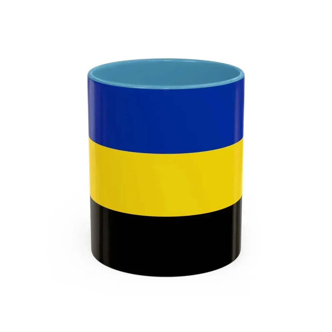 Flag of Gelderland Netherlands - Accent Coffee Mug 11oz Light Blue - Go Mug Yourself