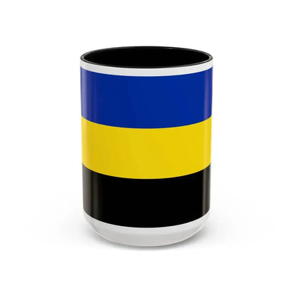 Flag of Gelderland Netherlands - Accent Coffee Mug 15oz Black - Go Mug Yourself