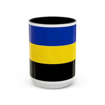 Flag of Gelderland Netherlands - Accent Coffee Mug 15oz Black - Go Mug Yourself