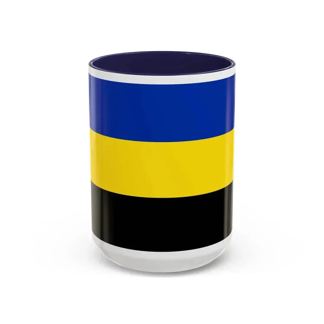 Flag of Gelderland Netherlands - Accent Coffee Mug 15oz Navy - Go Mug Yourself