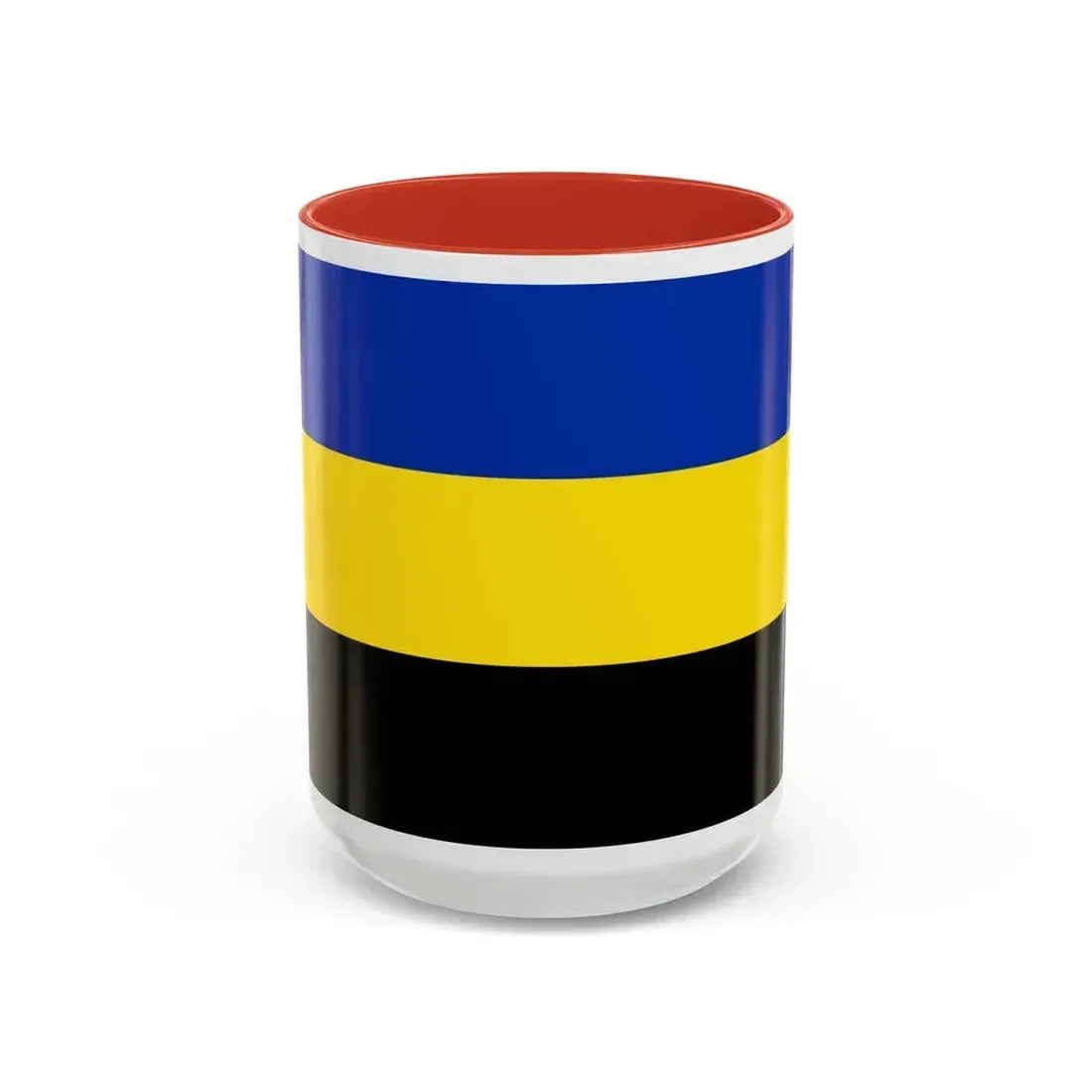 Flag of Gelderland Netherlands - Accent Coffee Mug 15oz Red - Go Mug Yourself