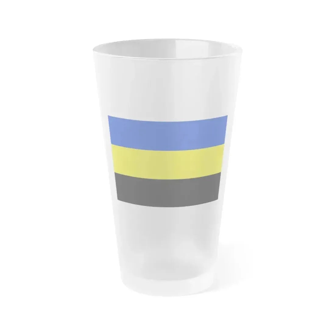 Flag of Gelderland Netherlands - Frosted Pint Glass 16oz 16oz Frosted - Go Mug Yourself