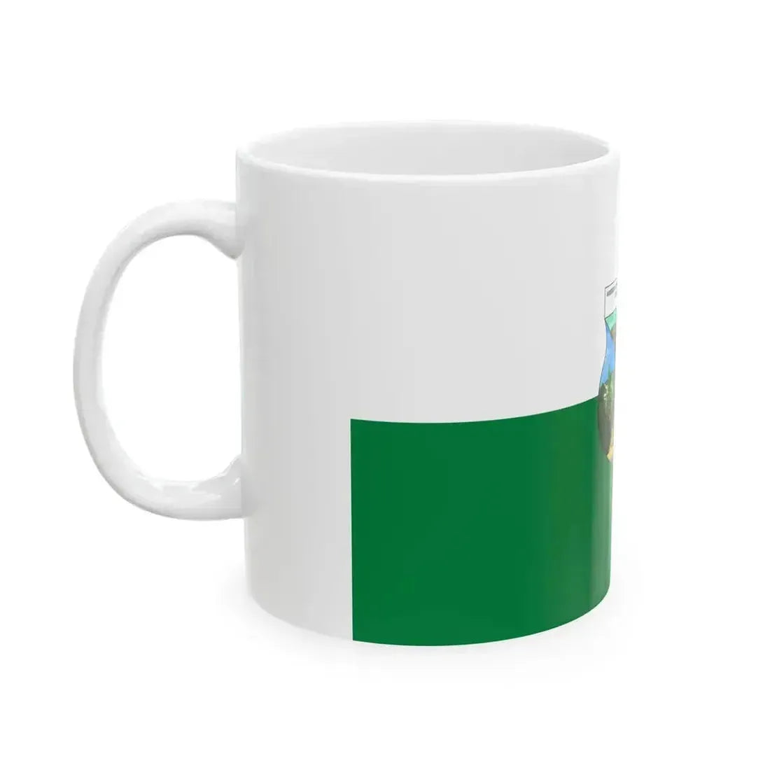 Flag of General Antonio Elizalde (Ecuador) White Coffee Mug - Go Mug Yourself
