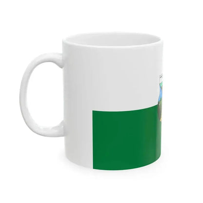 Flag of General Antonio Elizalde (Ecuador) White Coffee Mug - Go Mug Yourself