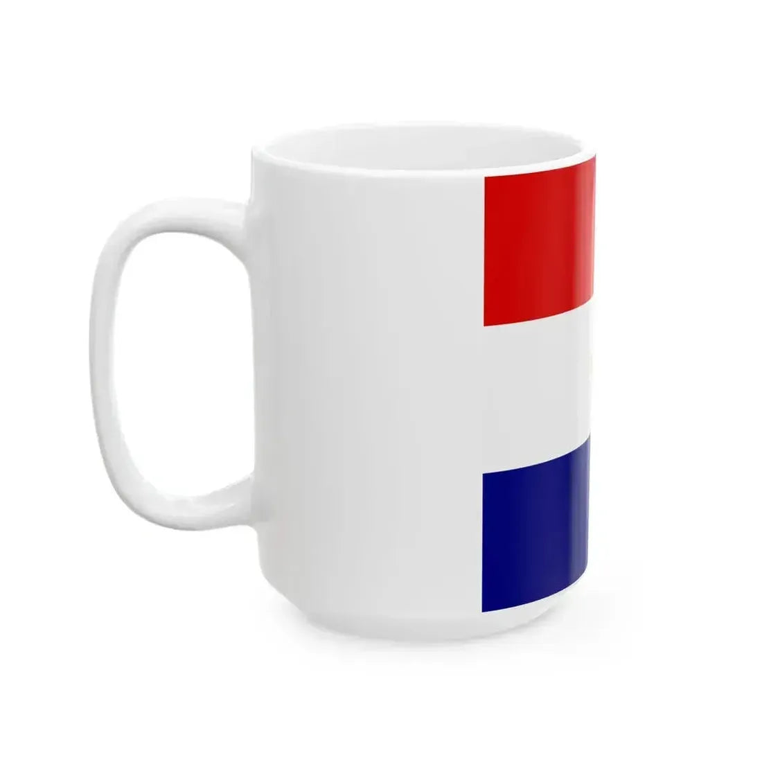Flag of General in Independent State of Croatia (Croatia) White Coffee Mug - Go Mug Yourself