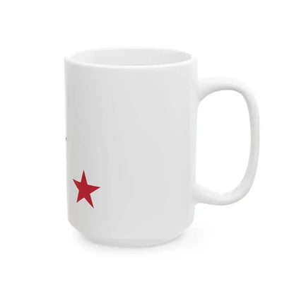 Flag of general of army corps of Italy (Italy) White Coffee Mug - Go Mug Yourself