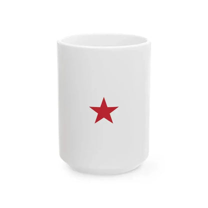 Flag of general of brigade of Italy (Italy) White Coffee Mug 15oz - Go Mug Yourself