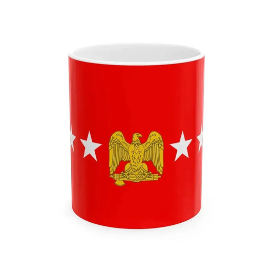 Flag of General of the Armies Culver flag 1922 (United States) White Coffee Mug 11oz - Go Mug Yourself
