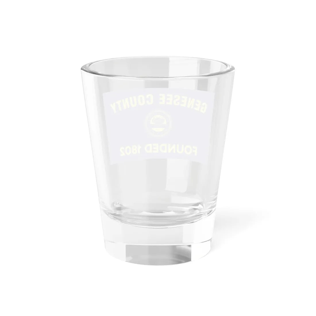 Flag of Genesee County New York (United States) Shot Glass 1.5oz - Go Mug Yourself