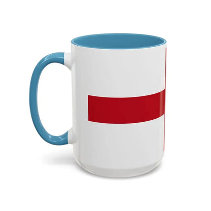 Flag of Genoa Italy - Accent Coffee Mug - Go Mug Yourself