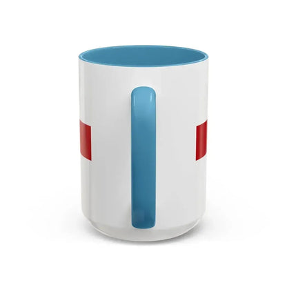 Flag of Genoa Italy - Accent Coffee Mug - Go Mug Yourself