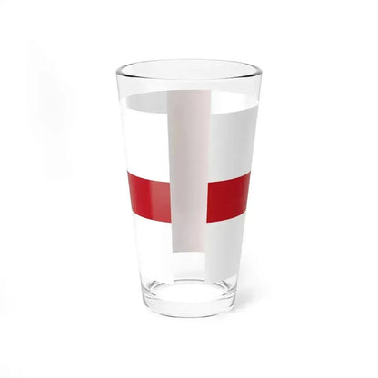Flag of Genoa (Italy) Pint Glass 16oz - Go Mug Yourself