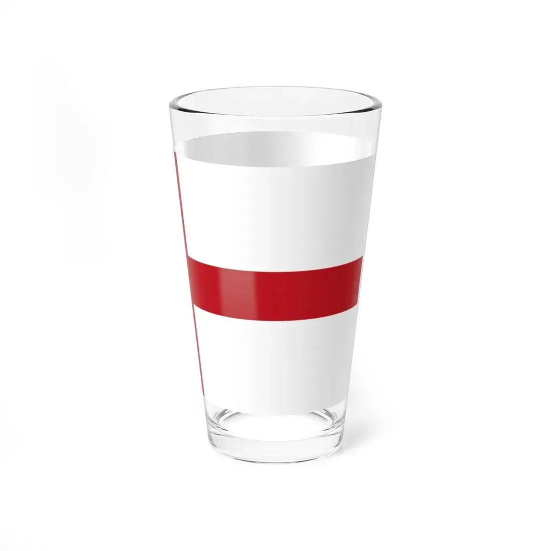 Flag of Genoa type 2 (Italy) Pint Glass 16oz - Go Mug Yourself