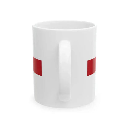 Flag of Genoa type 2 (Italy) White Coffee Mug - Go Mug Yourself