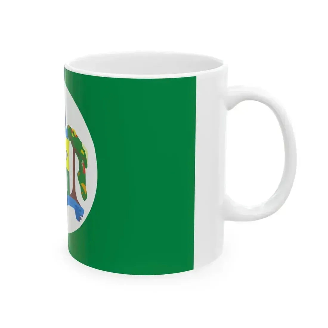 Flag of Georgetown (Guyana) White Coffee Mug - Go Mug Yourself