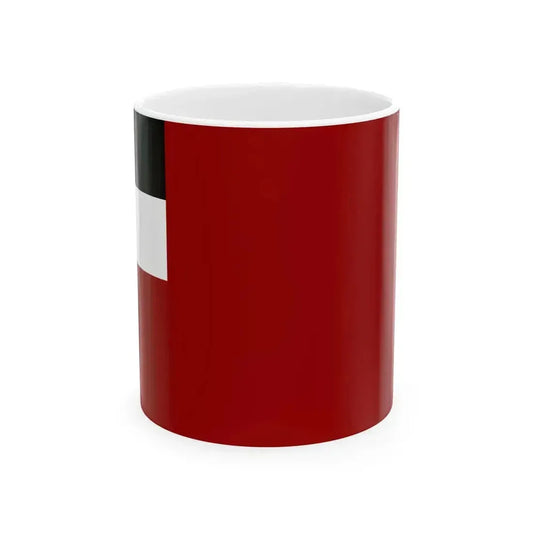 Flag of Georgia 1918-1921 1-2 (Georgia) White Coffee Mug 11oz - Go Mug Yourself
