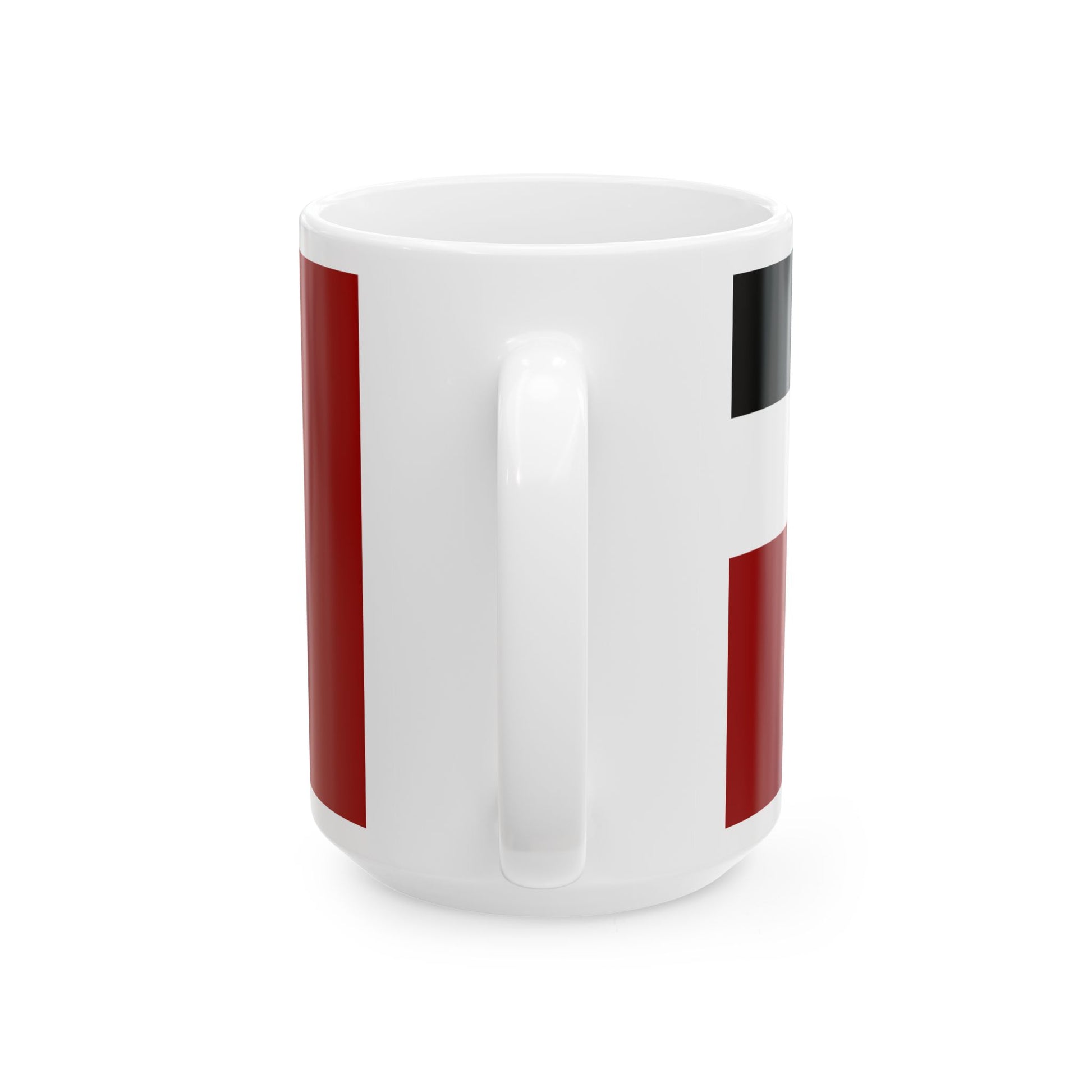 Flag of Georgia 1918-1921 1-2 (Georgia) White Coffee Mug-Go Mug Yourself