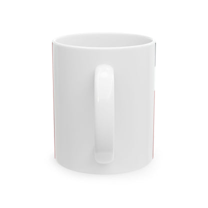 Flag of Georgia 1990-2004 3-2 (Georgia) White Coffee Mug-Go Mug Yourself