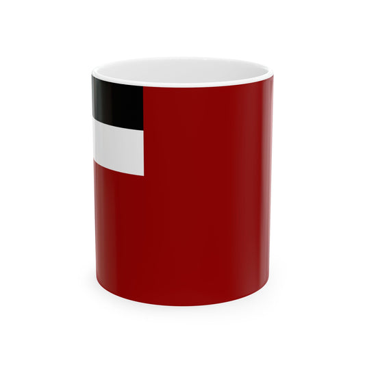 Flag of Georgia 1990-2004 (Georgia) White Coffee Mug-11oz-Go Mug Yourself