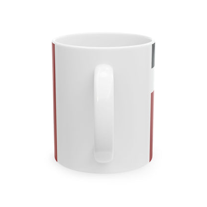 Flag of Georgia 1990-2004 (Georgia) White Coffee Mug-Go Mug Yourself