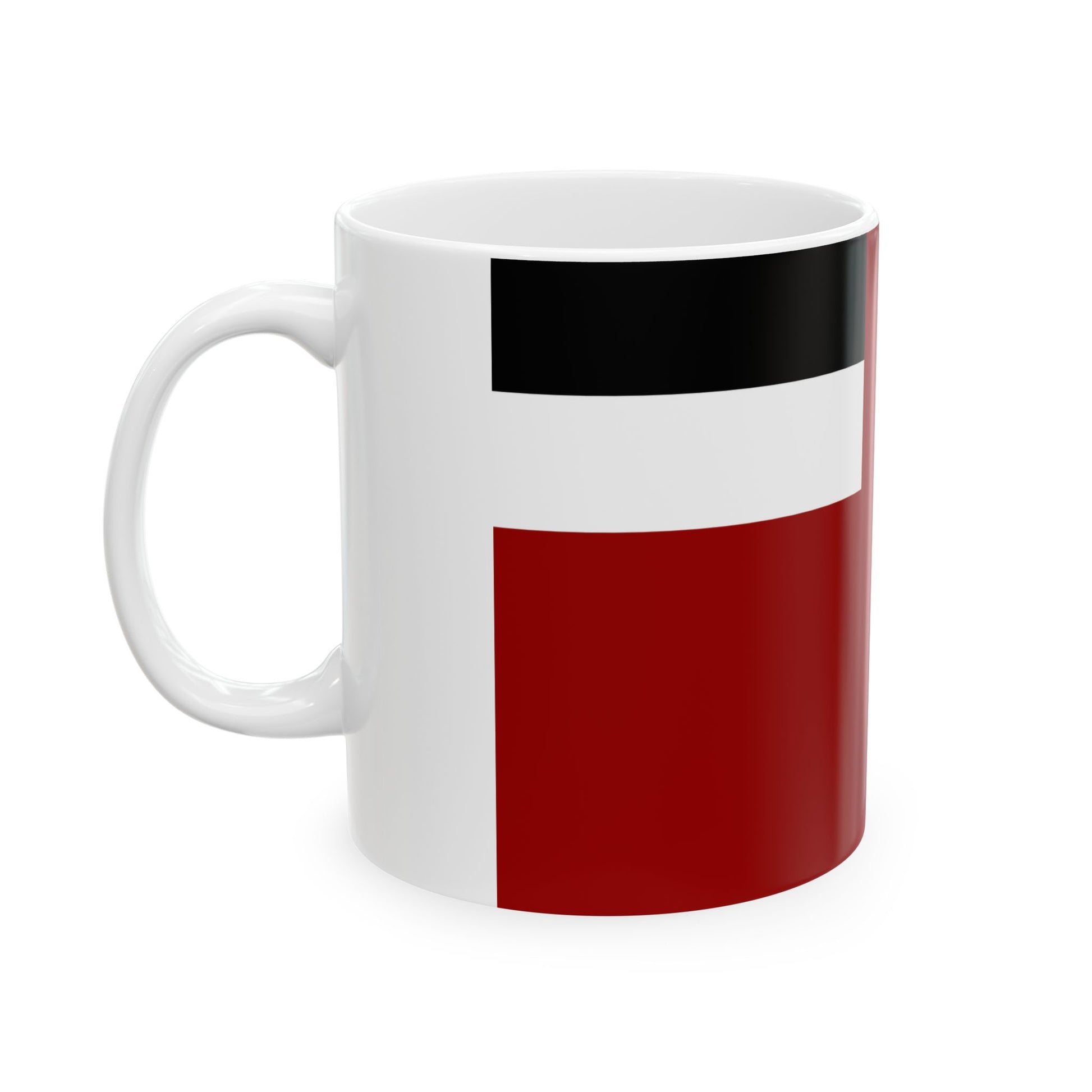 Flag of Georgia 1990-2004 (Georgia) White Coffee Mug-Go Mug Yourself