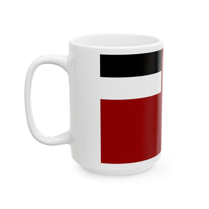 Flag of Georgia 1990-2004 (Georgia) White Coffee Mug-Go Mug Yourself