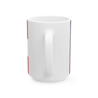 Flag of Georgia U.S. state 3-2 (United States) White Coffee Mug - Go Mug Yourself
