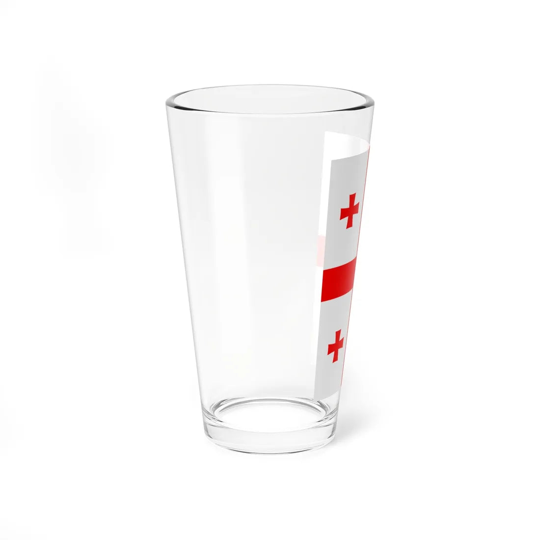 Flag of Georgia vertical (Georgia) Pint Glass 16oz - Go Mug Yourself
