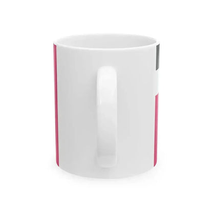 Flag of Georgia WFB 2000 (Georgia) White Coffee Mug - Go Mug Yourself