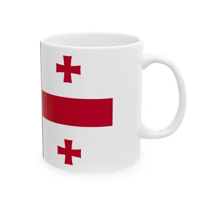 Flag of Georgia WFB 2004 (Georgia) White Coffee Mug - Go Mug Yourself