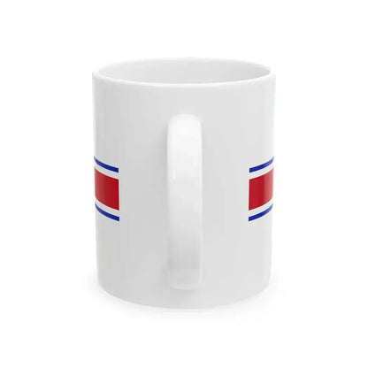 Flag of Georgian Orthodox Church (Georgia) White Coffee Mug - Go Mug Yourself