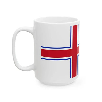 Flag of Georgian Orthodox Church (Georgia) White Coffee Mug - Go Mug Yourself