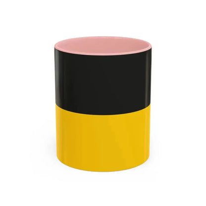 Flag of Gera Germany - Accent Coffee Mug 11oz Pink - Go Mug Yourself
