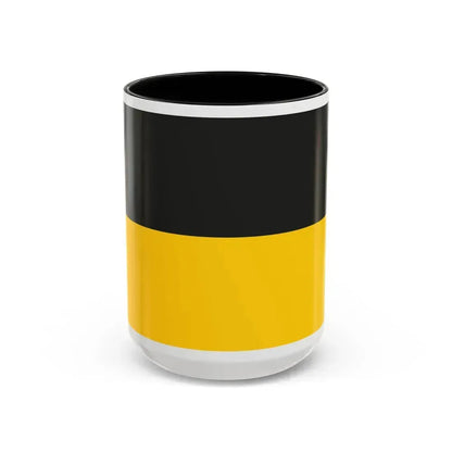 Flag of Gera Germany - Accent Coffee Mug 15oz Black - Go Mug Yourself