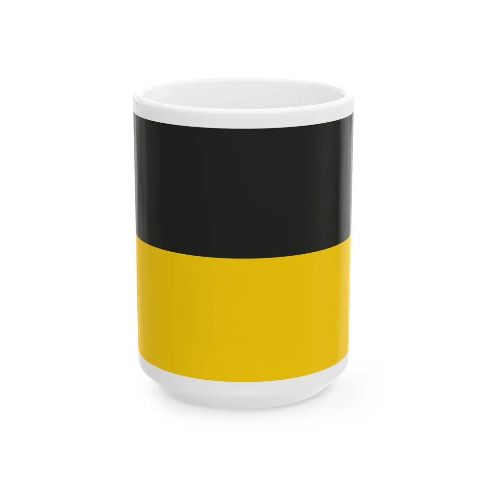 Flag of Gera Germany - White Coffee Mug-15oz-Go Mug Yourself