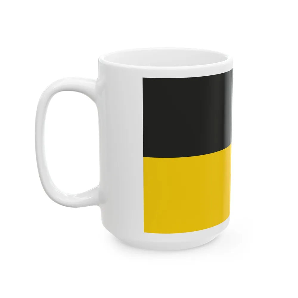 Flag of Gera Germany - White Coffee Mug-Go Mug Yourself