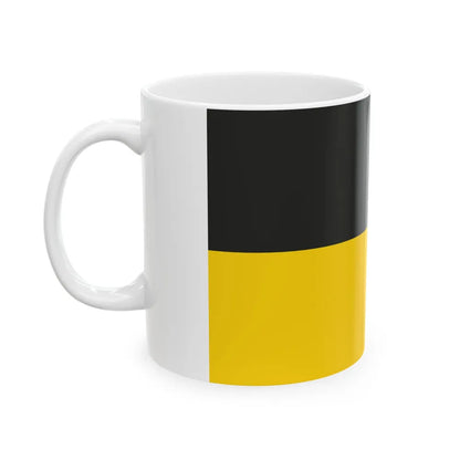 Flag of Gera Germany - White Coffee Mug-Go Mug Yourself