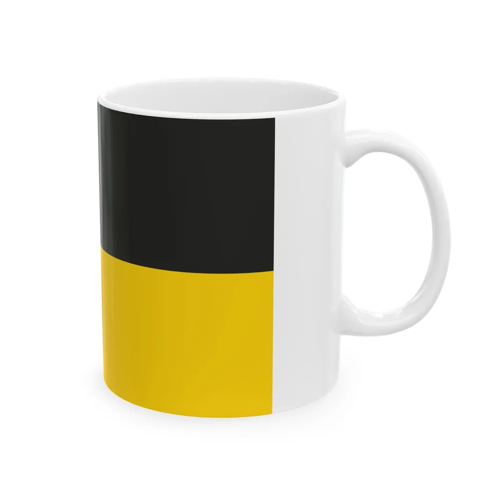 Flag of Gera Germany - White Coffee Mug-Go Mug Yourself