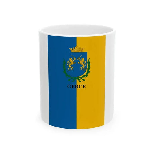 Flag of Gerce (Hungary) White Coffee Mug 11oz - Go Mug Yourself