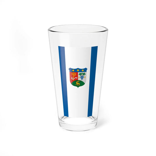 Flag of Geresdlak vertical (Hungary) Pint Glass 16oz 16oz - Go Mug Yourself