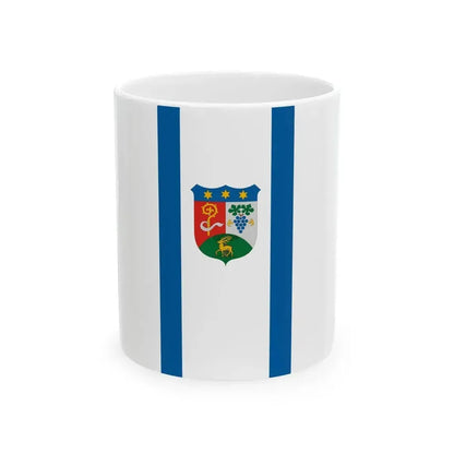 Flag of Geresdlak vertical (Hungary) White Coffee Mug 11oz - Go Mug Yourself