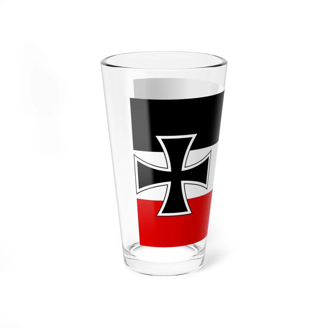Flag of German Empire merchantcross (Germany) Pint Glass 16oz - Go Mug Yourself