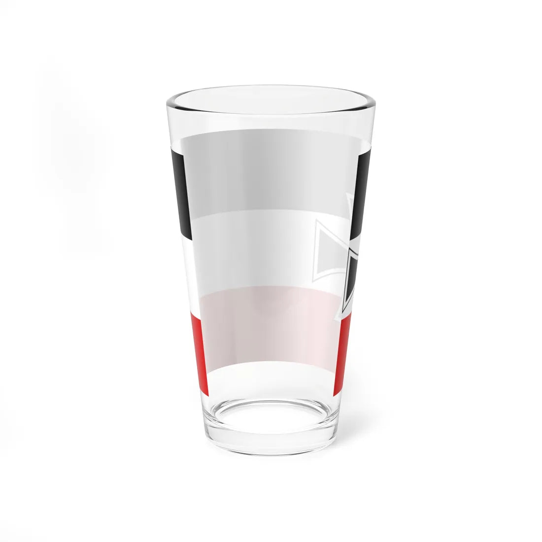 Flag of German Empire merchantcross (Germany) Pint Glass 16oz - Go Mug Yourself