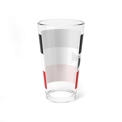Flag of German Empire merchantcross (Germany) Pint Glass 16oz - Go Mug Yourself